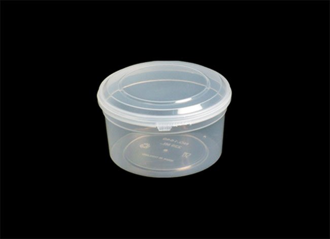 กล่องกลม บรรจุอาหาร ขนาด 220ml  รหัสสินค้า : Bu 1645